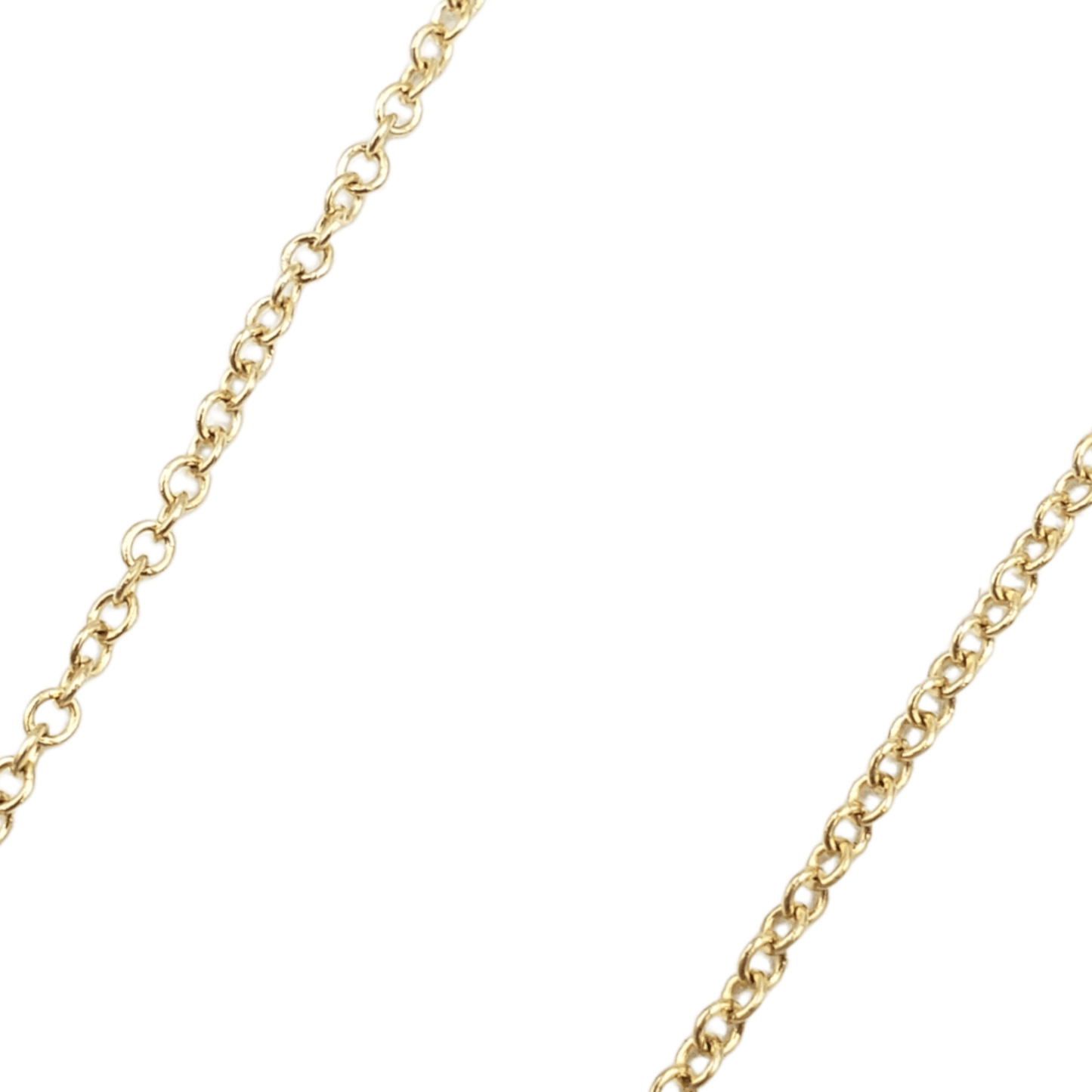 14k Diamond Paperclip Heart #27042