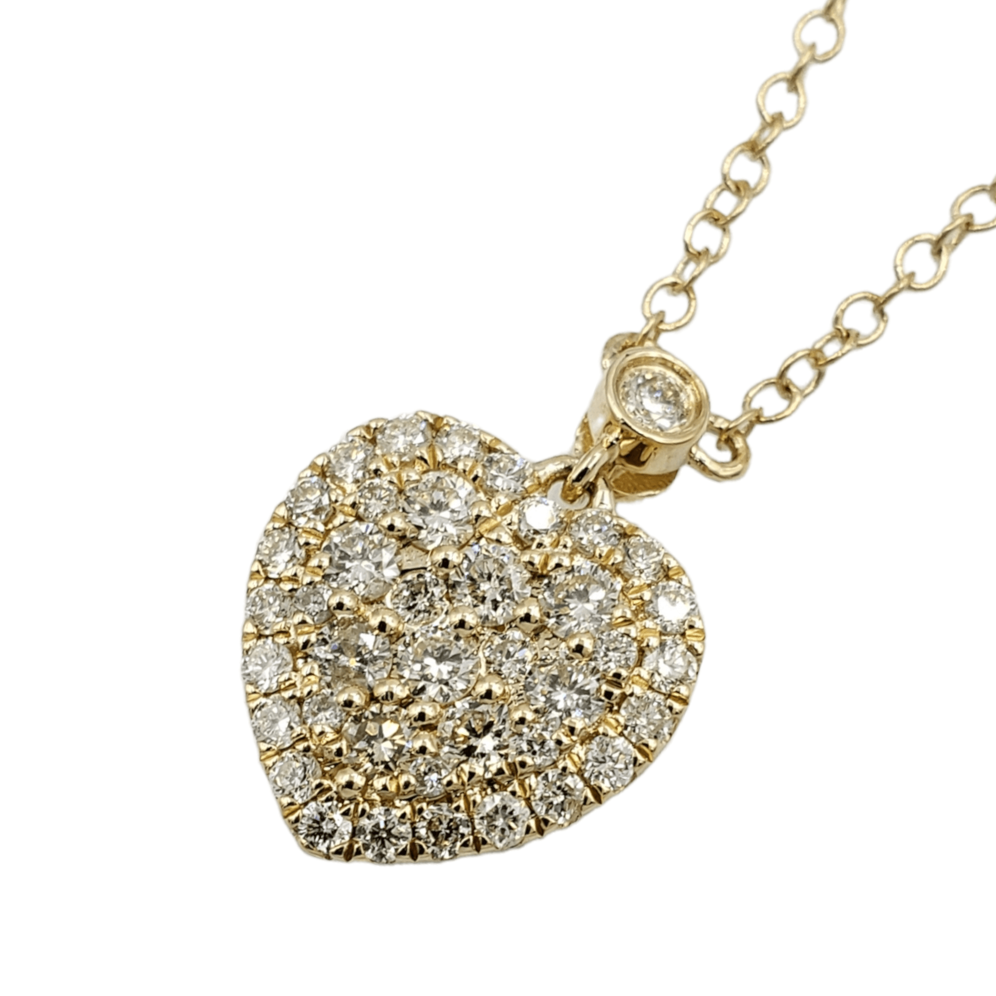 14k Diamond Heart Pendant #27242