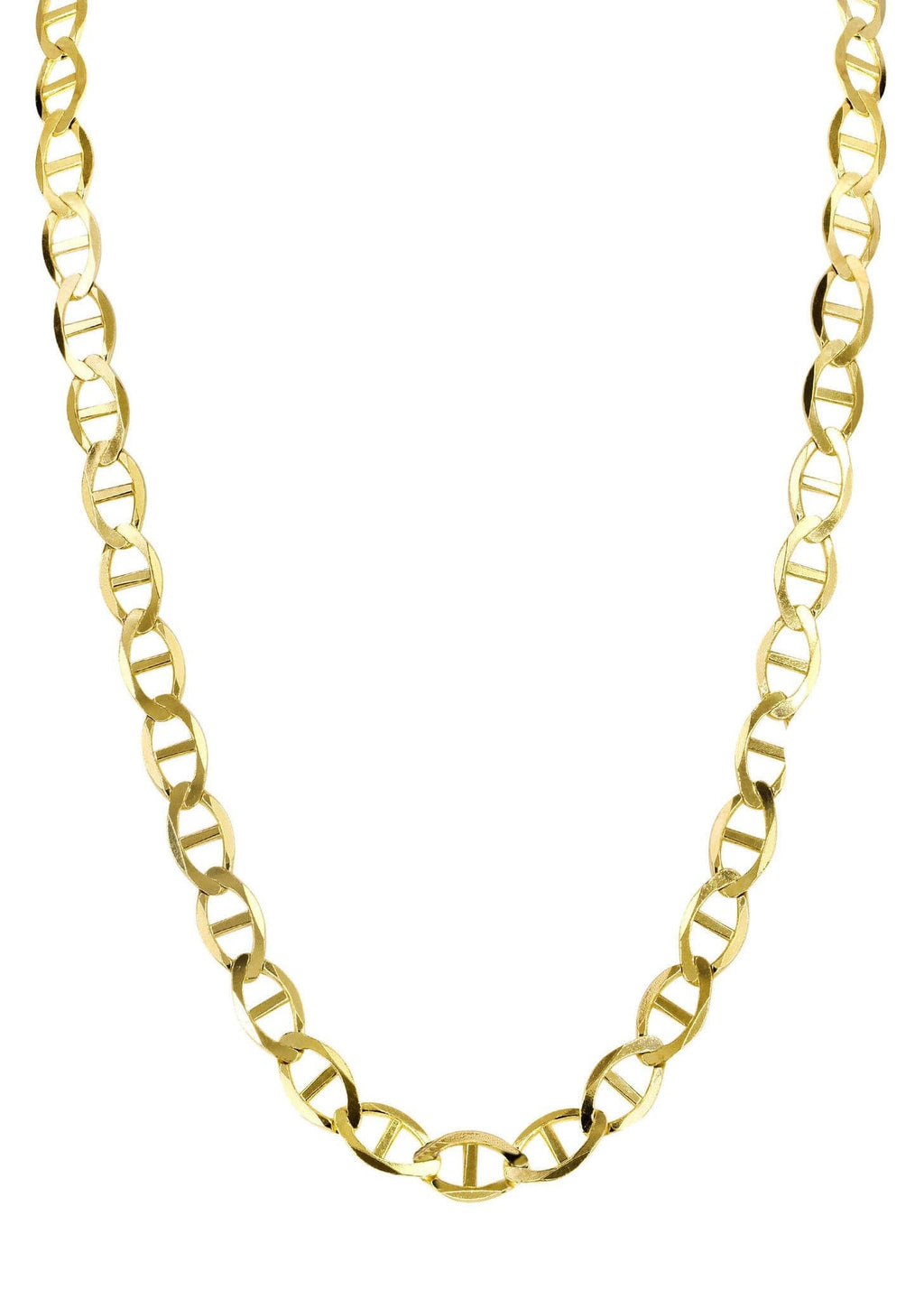 14K Gold Chain - Solid Mariner Chain