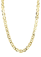 14K Gold Chain - Solid Mariner Chain