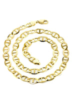 14K Gold Chain - Solid Mariner Chain