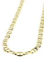 14K Gold Chain - Solid Mariner Chain
